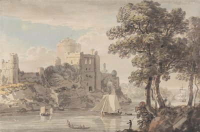 川のお城 作： Paul Sandby